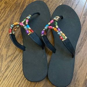 Beaded sandals